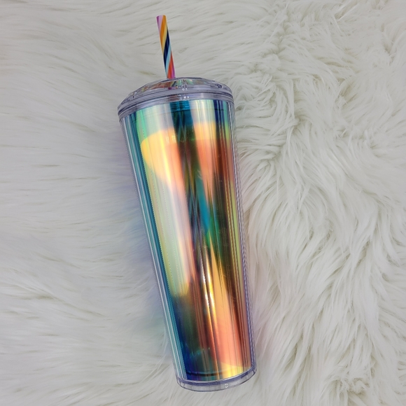 NWT Starbucks 2021 Pride Rainbow Dome Lid Tumbler - Picture 3 of 5